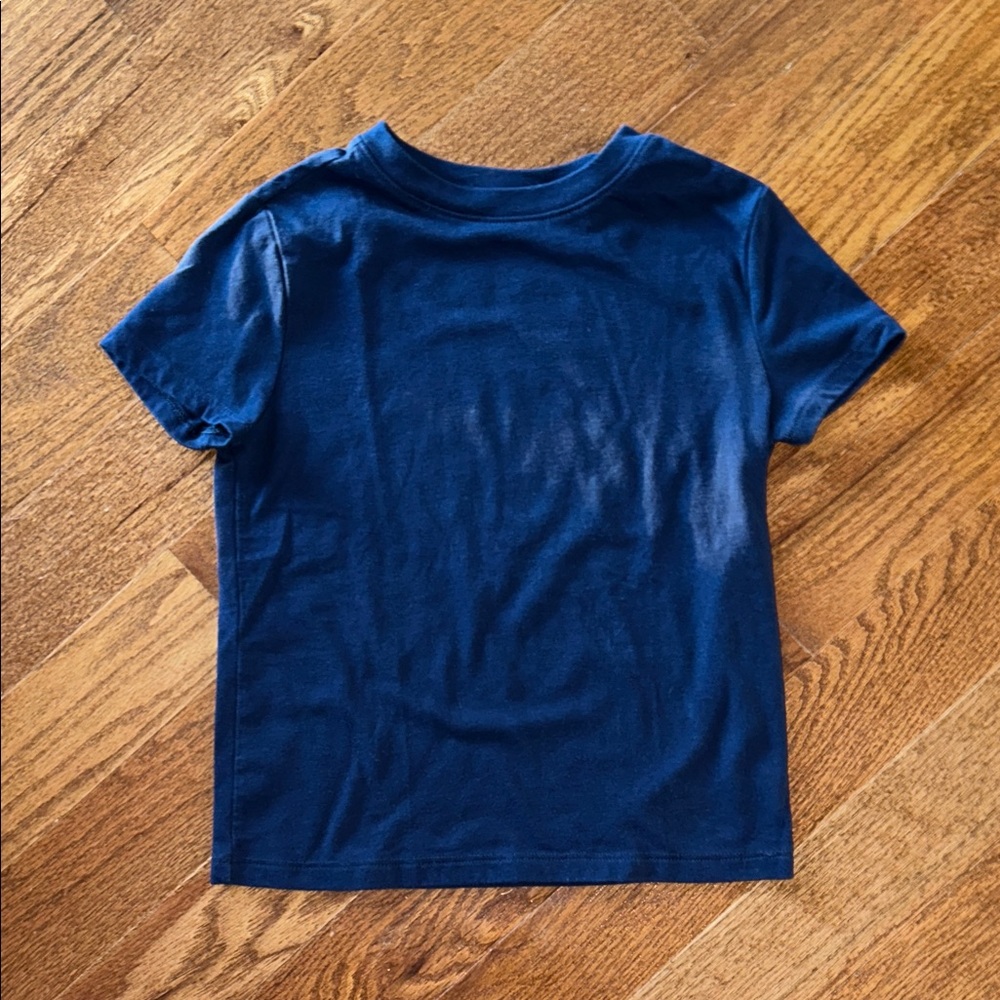 Cat & Jack Navy Blue T-Shirt Size XS 4/5